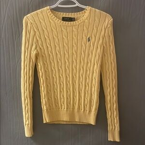 Ralph Lauren Yellow Knit Pullover